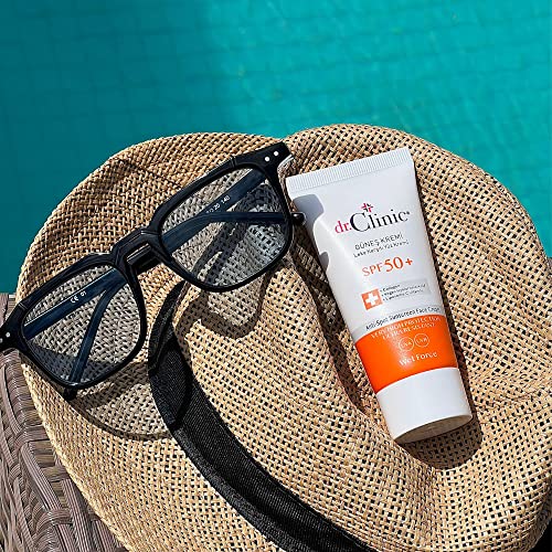 Krema za sunčanje lica za osjetljivu kožu - Spf 50-Reef Safe, putna veličina zaštita od Sunca za lice, Zink oksid, vodootporan, UVA/UVB