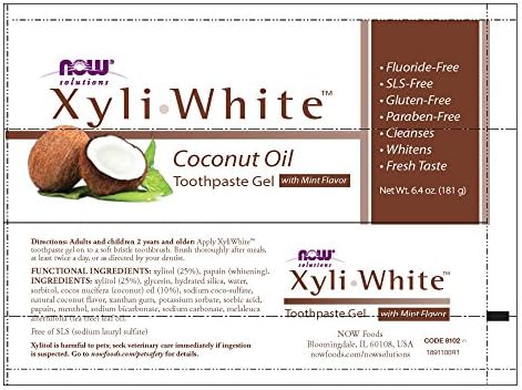 Sada rješenja, Xyliwhite ™ gel za zube, kokosovo ulje, čišćenje i izbjeljivanje, cool cool kokosov mintu ukus, 6,4 unca