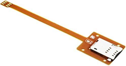 Sintech Nano SIM kartica muški na standardni uim Sim ženski produžetak ravni FPC produžetak kabla 15cms, kompatibilan sa iPhoneom