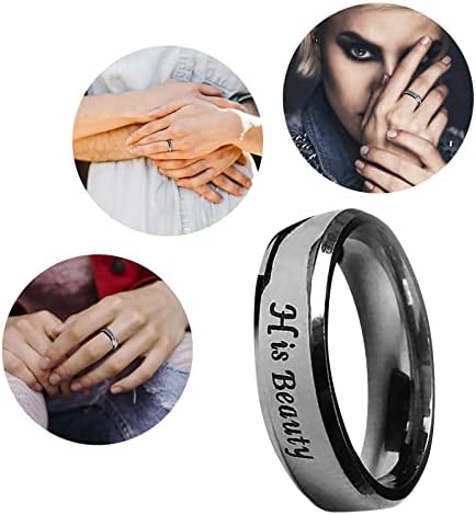 Prstenovi za tinejdžere jednostavan prsten od titanijumskog čelika ženski prsten Crtić slatki prsten za nakit