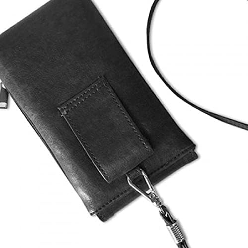 Plava šešinska majica Kanada Cartoon Telefon novčanik torbica Viseća mobilna torbica Crni džep