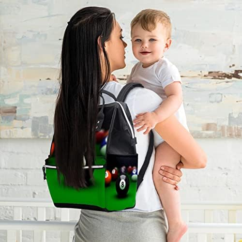 Billiard Ball bag bager ruksak za bebe Nappy Promjena torbe za višestruko funkciju Veliki kapacitet Putna torba