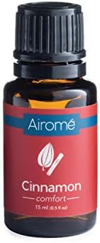Airomé certificirani čisti terapijski razred, etički izveden, ne-GMO esencijalno ulje | 15 ml amberna staklena boca, cimet