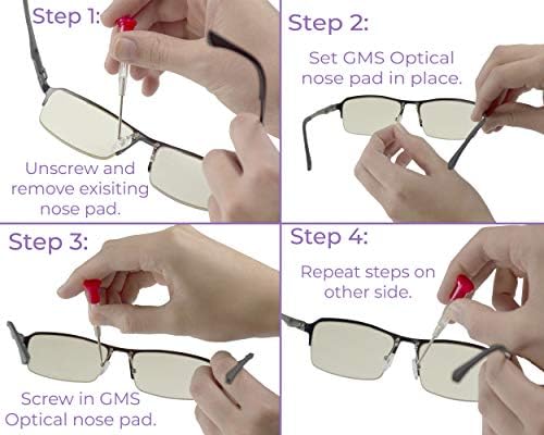 GMS optički vijak za vazdušni jastučić od 14 mm u silikonskim jastučićima za naočale, sunčane naočale i habanje očiju