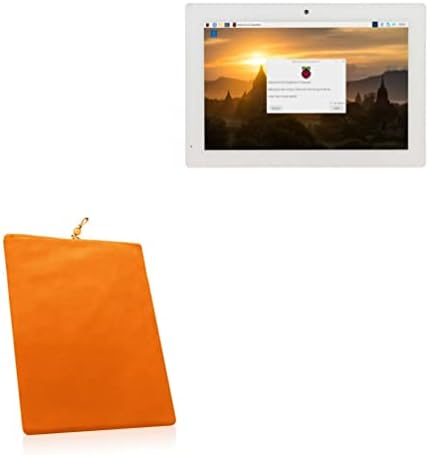 Boxwave Case kompatibilan sa Chipsee AIO-CM4-101 - baršunastom torbicom, meka velur tkanine torba sa crtežom - podebljana narančasta