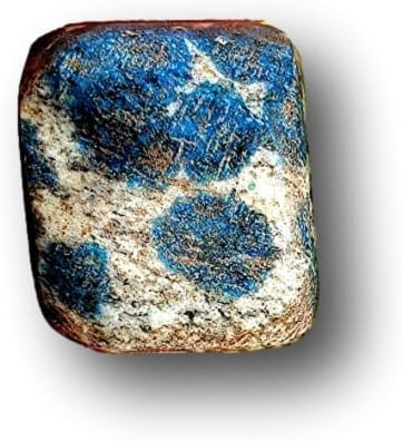 K2 Granit, poznat i kao K2 Jasper i Raindrop Azurite -Umumljeni i polirani kristalni zacjeljivanje prirodnog dragulja - # 1