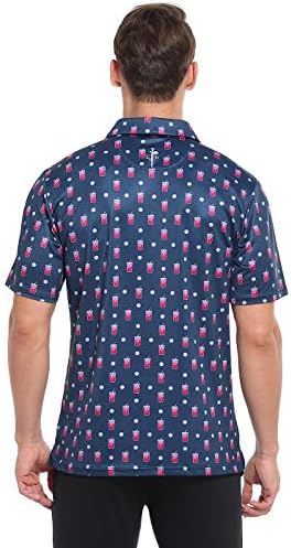 LRD Golf majice za muškarce UPF 50 Moisture Wicking kratki rukav Polo majica