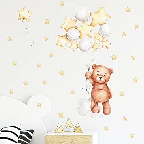 Slatka bedina zvijezda Moon zidne naljepnice za dječje sobe za bebe sobu zidni dekor pozadina za djevojke dječake naljepnica za spavaću sobu