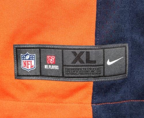 Russell Wilson potpisao je Denver Broncos Orange Nike XL na dresu na terenu 36554 - autogramirani NFL dresovi