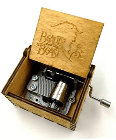 Nirelief Wooden Music Box Klasične rezbarene muzičke kutije zanatski ljepota i zvijeri pokloni za djecu
