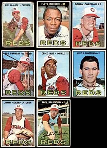 1967. topps Cincinnati Reds u blizini Team Set Cincinnati Reds Dobar crveni