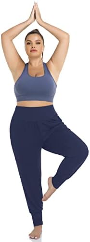 Zerdocean ženske plus veličine casual joga joggers udobne lounge hlače sa džepovima