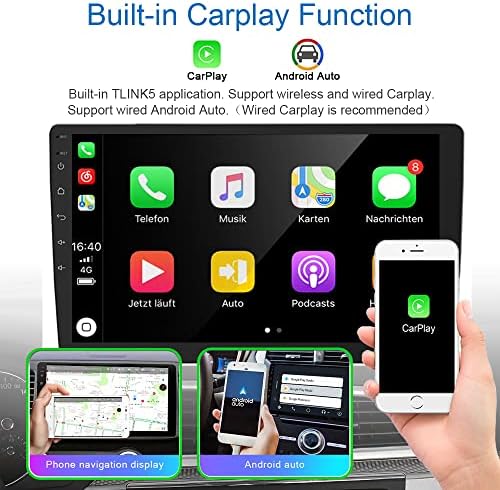 Auto Stereo za Carplay VW Volkswagen CC Passat Auto Radio 2GB RAM 32GB ROM sa 7 inčnim IPS ekranom osetljivim na dodir GPS navigacijom