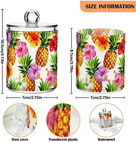 Havajski ananas cvijeće pamučni oblozi kupaonica posude za kupatilo sa poklopcima set pamučni kuglični jastuk držač za držač kupa