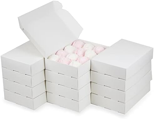 Wonderpack mala poklon kutija - male kutije za poklone - bijela poklon kutija 9.5h6.3x1,9 inča 10 pakovanja