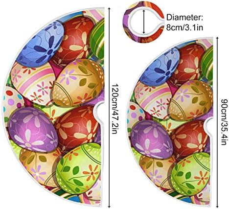 Uskršnja jaja božićna suknja 36inch kućni dekor za Xmas Tree Suknje MAT za božićne ukrase Dekoracija stranke