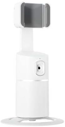 Boxwave Stalak i nosač za ZTE Blade X1 5g - Pivottrack360 Selfie stalak, praćenje lica okretnog postolja za ZTE BLADE X1 5G - zimska bijela