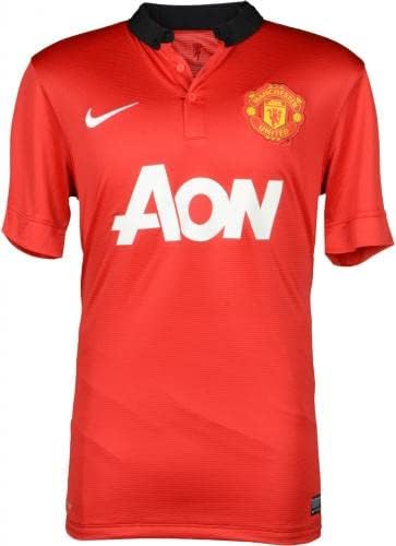 Juan Manče Manchester United AUTOGREME 2013-14 HOME DERSEY - AUTOGREMED nogometne dresove
