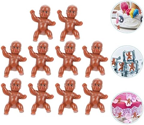 Nuobesty Baby Doll Baby poklon za bebe 30pcs Mini plastične minijaturne figurice za tuš za bebe slatke figurice za kocku za ledene