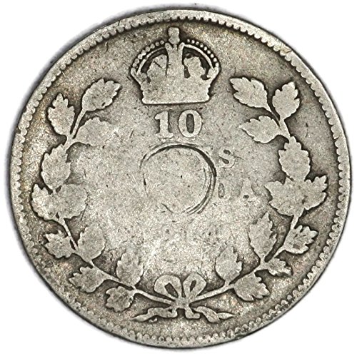 1914 CA George V kanadski srebrni dime KM 23 10 Cent sajam