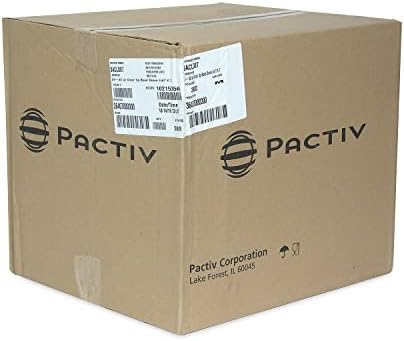 Pactiv Evergreen Exirgreeen Ponovni poklopac posude za kućne ljubimce, za 24-32 OZ baze za kontejnere, 7,38 x 7,38 x 0,82, bistri, plastični, 300 / karton