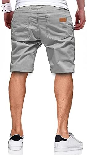 Muške kratke hlače Ležerne prilike Klasične fit atletske vježbe Golf kratke hlače Pamučne gaćice za muškarce Ljetne plažne kratke hlače sa 4 džepa