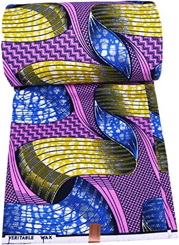 Alina Belle African Wax Print Fabric Ankara Fabric Holandski Kente 1 Yards Fabric