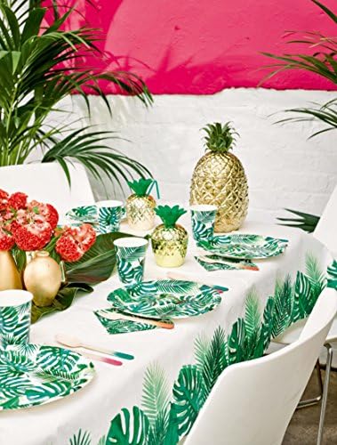Talking Tables paket od 20 tropskih salveta - papirne salvete od palminog lista za dječju zabavu u džungli, Havajska tema, Luau, ljeto,
