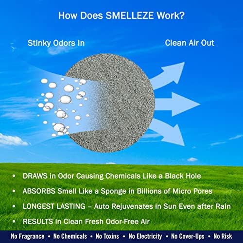 Smelleze prirodni dezodorans za uklanjanje mirisa tvora: 2 lb. Granule Se Smrde.