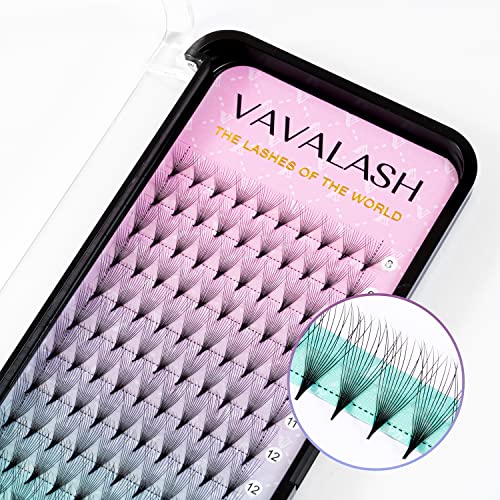 VAVALASH Premade Fans Eyelash Extensions 320 Fans 16D 20d 0.05 Debljina C / D Curl srednji Stem toplota vezana Premade Fans ruski