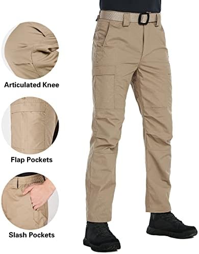 Besplatni vojnik Muški teretni taktičke hlače Ripstop vojne borbene radne hlače lagane pješačke pantalone na otvorenom