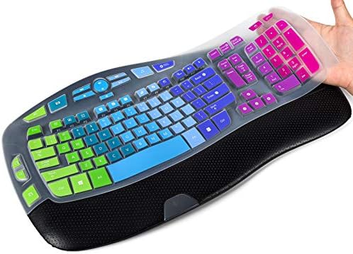 Šareni poklopac tastature kompatibilan sa Logitech K350 MK550 Mk570 bežičnom talasnom tastaturom, Logitech K350 MK550 MK570 Full Keyboard