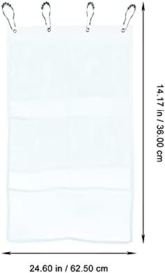 Alipis Torba s šamponom: prstenovi za džepove za bebe suho toaletni čelični dodaci za tuš kabinu za zavjese za tuš kabine CADY CADDY