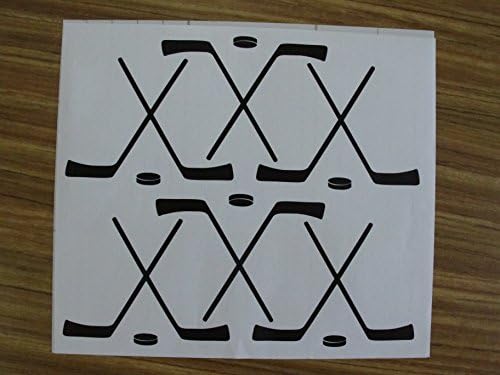36pcs / set hokejskih križnih štapića uzorak vinilni zidni naljepnica za dječju sobu dječak naljepnica za djecu baby rasadnik zidna
