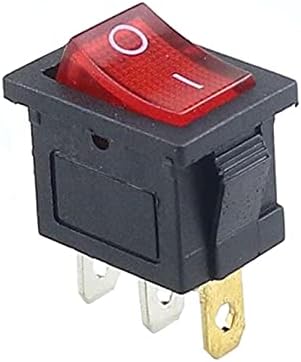 SNKB 1pcs KCD1 2Piin 3Pin brodski automobil Rocker prekidač 6A / 10A 250V / 125V Crveno žuto zeleno plavo crno dugme KCD1