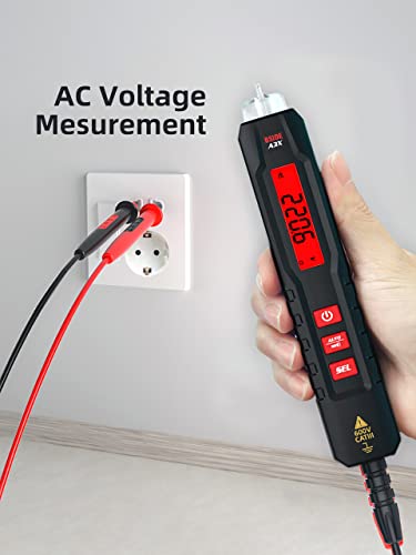 BIDE B ODI DIGITALNI MULTIMETER PEN-TIP TERENA NAPOMENA SA NCV, AC DC VOLTMeter Otpornost na konfektivnu frekvenciju zelena, crvena