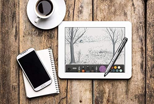 Navitech srebrna mini fine tačaka Digitalna aktivna olovka za stilus kompatibilna sa Sony Xperia Z4 tabletom / Sony Xperia Z3 tablet