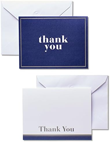 Američki Pozdrav zahvalnice sa kovertama, plavim i bijelim