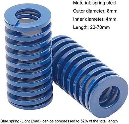 Kompresioni opruge pogodni su za većinu popravke i Blu-ray press kompresion opruga za kompresiju molbu proljetni promjer 8mm x unutarnji promjer 4mm x dužina 20-70 mm