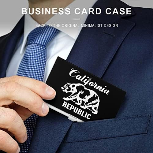 California Republika Vintage White Bear vizitkarte Cases Multi Card Holder Wallet kreditna kartica ID Case Carrier za muškarce & amp;