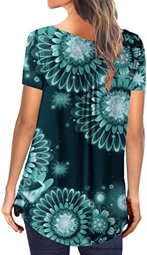Ženske modne vrhove Ljetne proljetne majice na vrhu Ležerne prilike za digitalni tisak kratkih okruglih vrata TOP Bluze