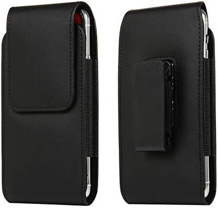Kožni telefon Holster Muški kožni kaiš Clip torbica Kompatibilan sa iPhone 6,6s, 12 Mini, SE, Telefonska torbica, magnetski poklopac,