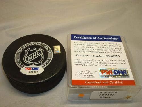 Slava Voynov potpisao 2014 stadion serije Hockey Puck autogram PSA / DNK COA 1A-Autogramed NHL Paks