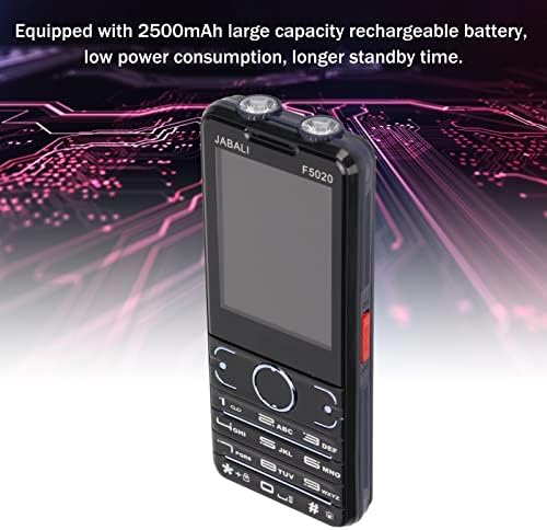 Big dugme Mobitel za starije za starije, 2G otključan seniorski mobilni telefon sa SOS gumbom za hitne slučajeve, 2500mAh baterija,