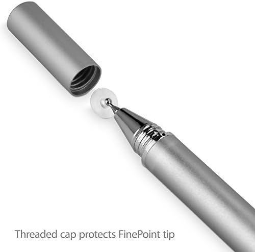 Boxwave Stylus olovka kompatibilna sa Lenovo ThinkSmart HUB 60 - Finetouch Capacitivni olovci, Super precizan olovka Stylus - Metalno srebro