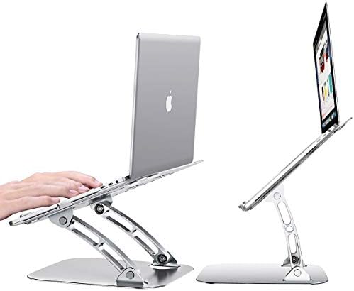 Poštanski postolje i montiranje kompatibilni sa Acer Chromebook 512 - Executive Versaview Laptop stalak, ergonomski podesivi metalni postolje za laptop - Metalno srebro