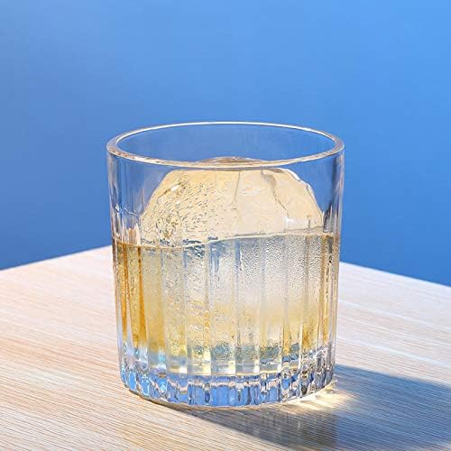 Stakleno staklo bez olova stakla klasično prugasto stakleno duhovi stakleno okruglo hokej na ledu Specijalni koktel staklo-viski staklo