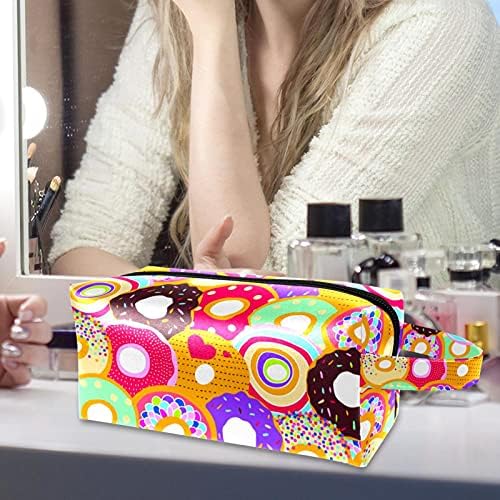 Kartinoon krafne uzorak Torba za šminku Provedena kozmetička torbica torbica torbica sa patentnim zatvaračem za žene i djevojke