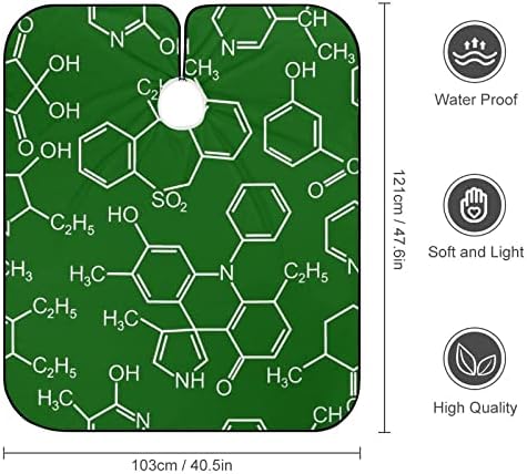 Nudquio Hemistry Science Frizura pregača Slatka kosa Styling Barber Cape Krtne haljine za djevojke Dječaci