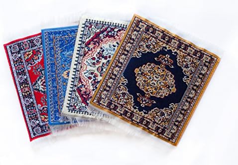 Podmetači - set od 4 - orijentalni tepih tkani tkanini - Kolekcija dizajna